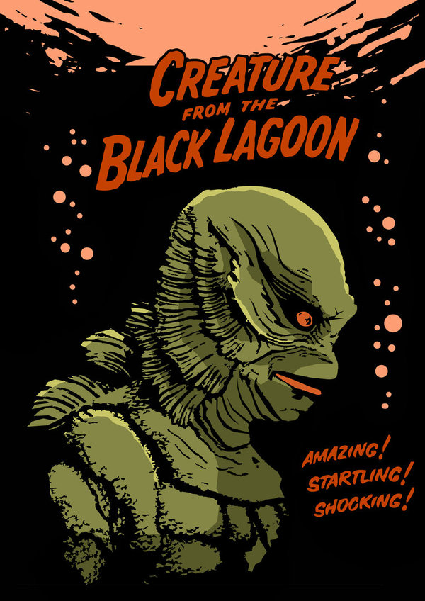 A3 Poster - Creature of the Black Lagoon
