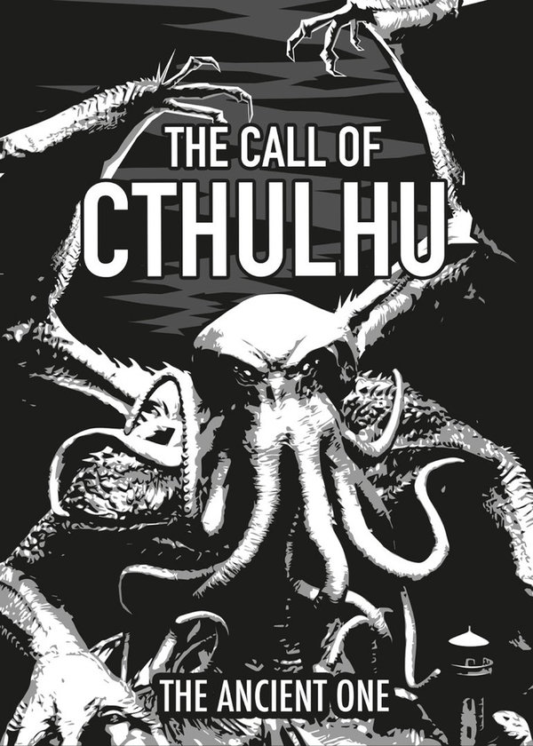 A3 Poster - The Call of Cthulhu Zwart/Wit