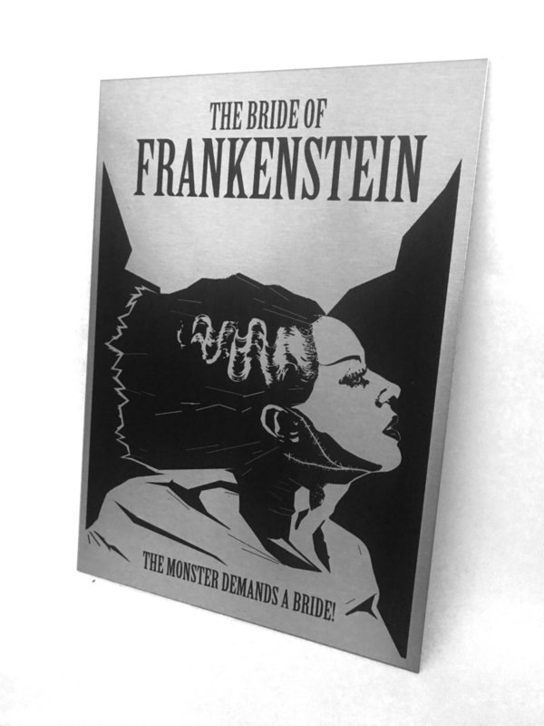 A3 Aluminium Print -The Bride of Frankenstein