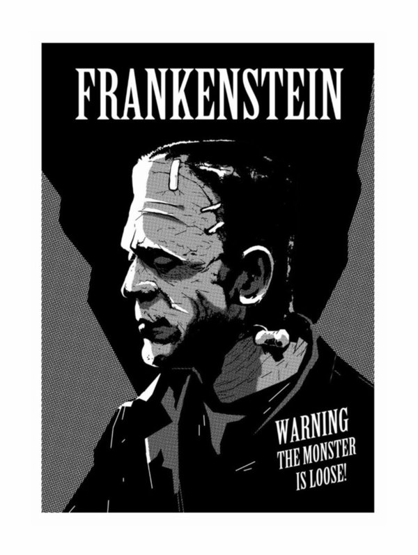 A1 Aluminium Print - Frankenstein